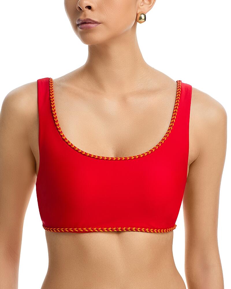 Ramy Brook Maeve Bikini Top flame large