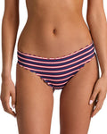 Pq Swim Reversible Scalloped Bottom red navy white small
