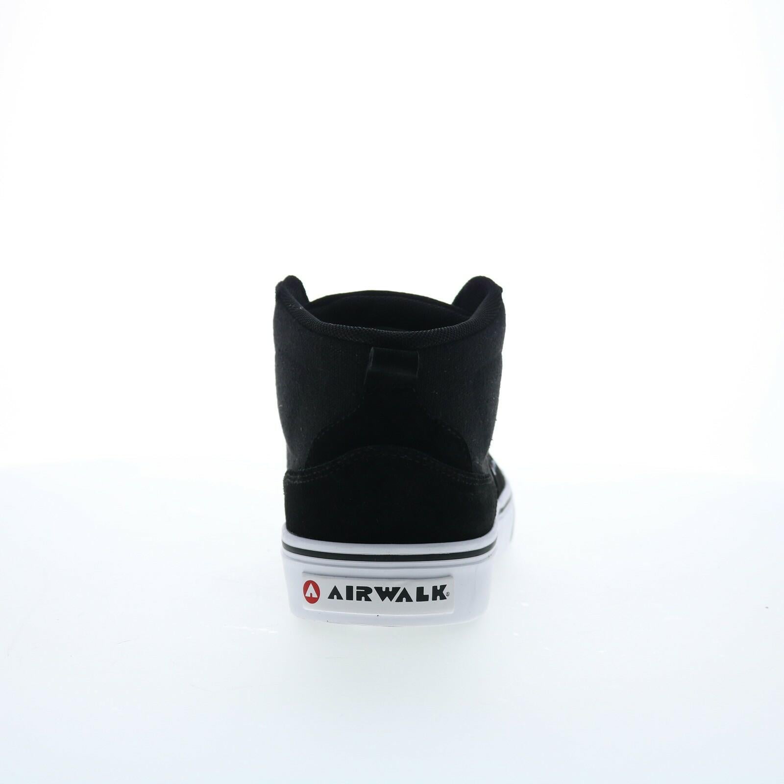 Airwalk Ollie CW06511M Mens Black Suede Skate Inspired Sneakers Shoes