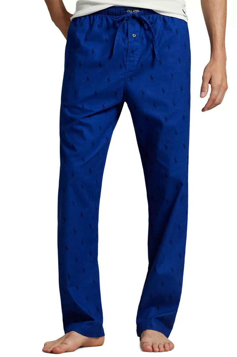 NWT Polo Ralph Lauren BEACH ROYAL BLUE/PONY FLANNEL Pajama/Lounge Pants Men's M