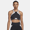 Nike Women Regular fit High Neck Sports Bra XS Black Solid