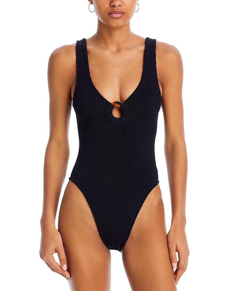 Hunza G Celine Crinkle One Piece Swimsuit