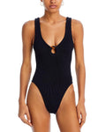 Hunza G Celine Crinkle One Piece Swimsuit