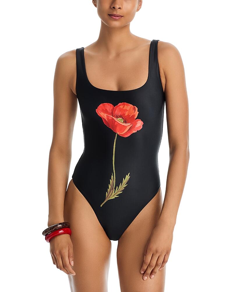 Aqua x Lisa Says Gah Printed One Piece Swimsuit - Exclusive