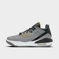 Jordan Big Kids' Jordan Max Aura 5 Basketball Shoes in Grey/Cement Grey Size 6.5 Leather/Plastic