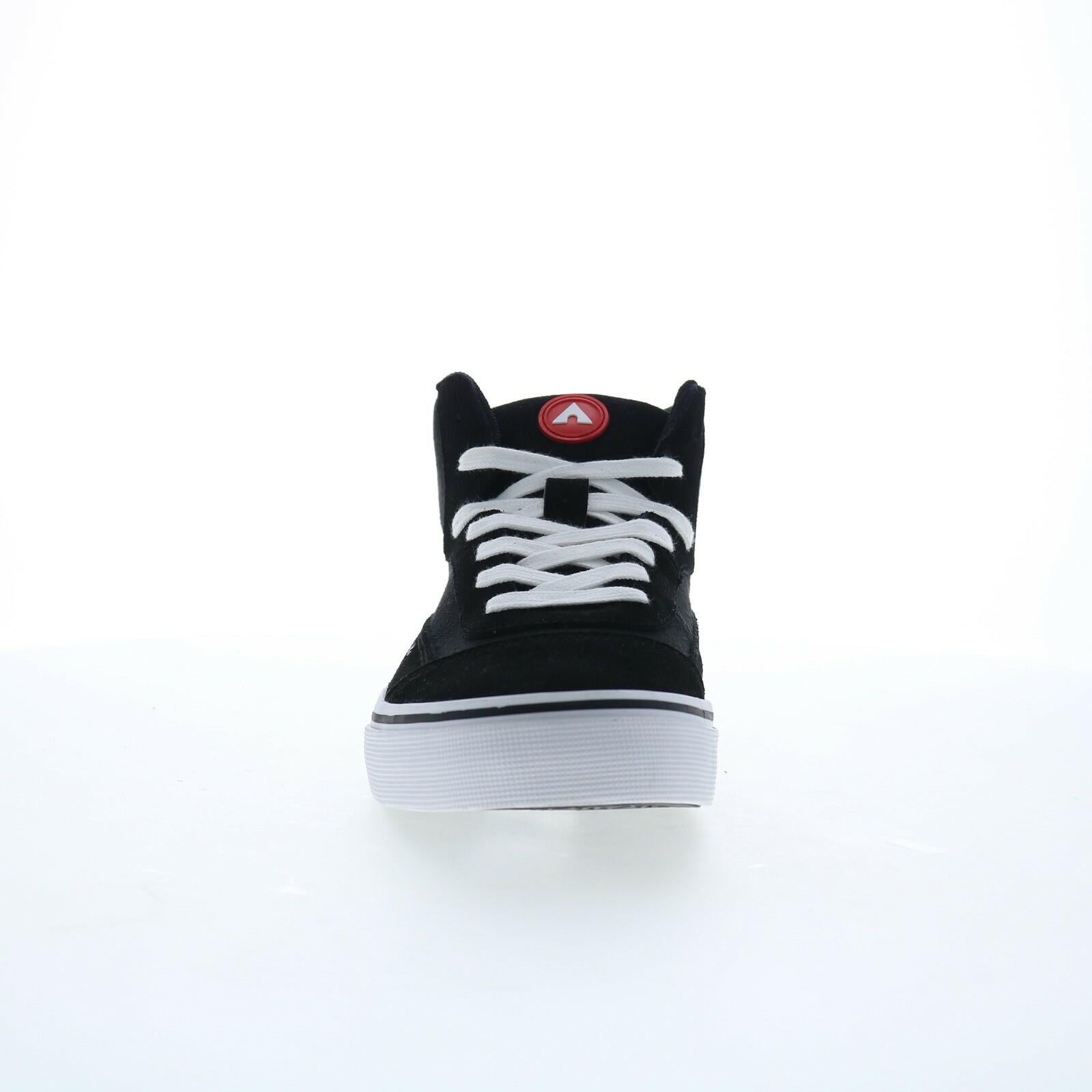 Airwalk Ollie CW06511M Mens Black Suede Skate Inspired Sneakers Shoes