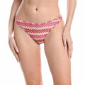 Ramy Brook womens Chevron Isla Bottom  l  Red large
