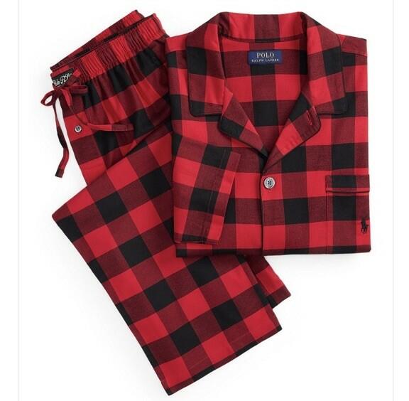 Polo Ralph Lauren Men’s Pajama Red Buffalo Check Size XL Sleepwear
