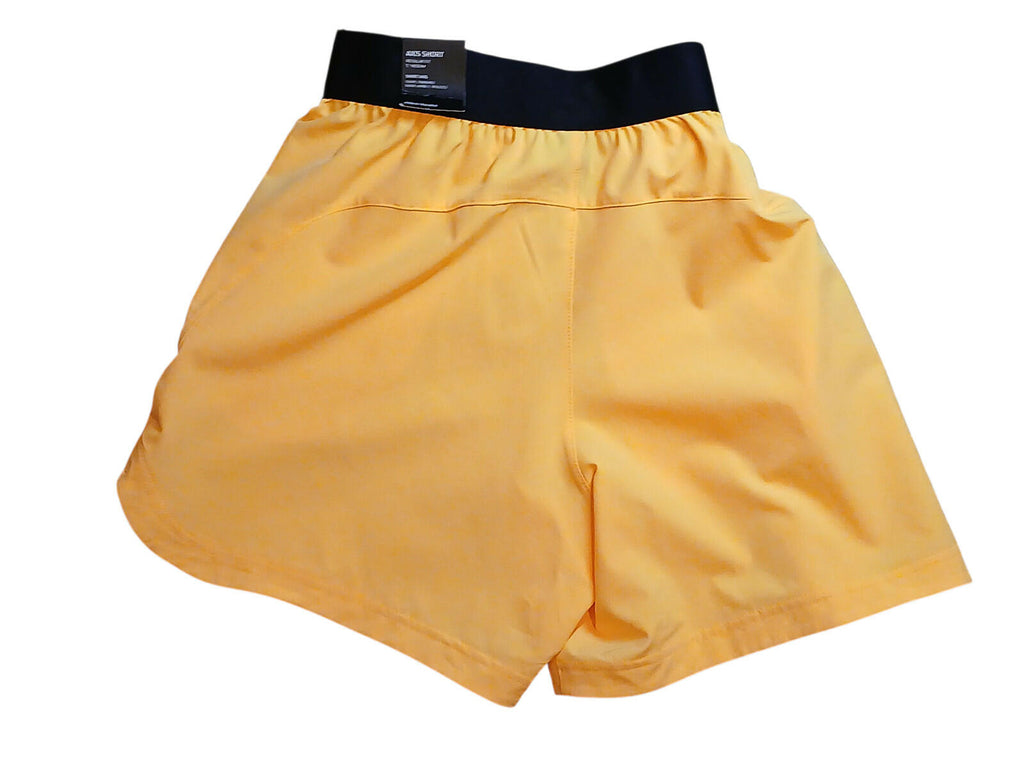 Adidas Shorts Mens M Axis WVN 4.0 5 Inch Training Spark Athletic, yellow and fig