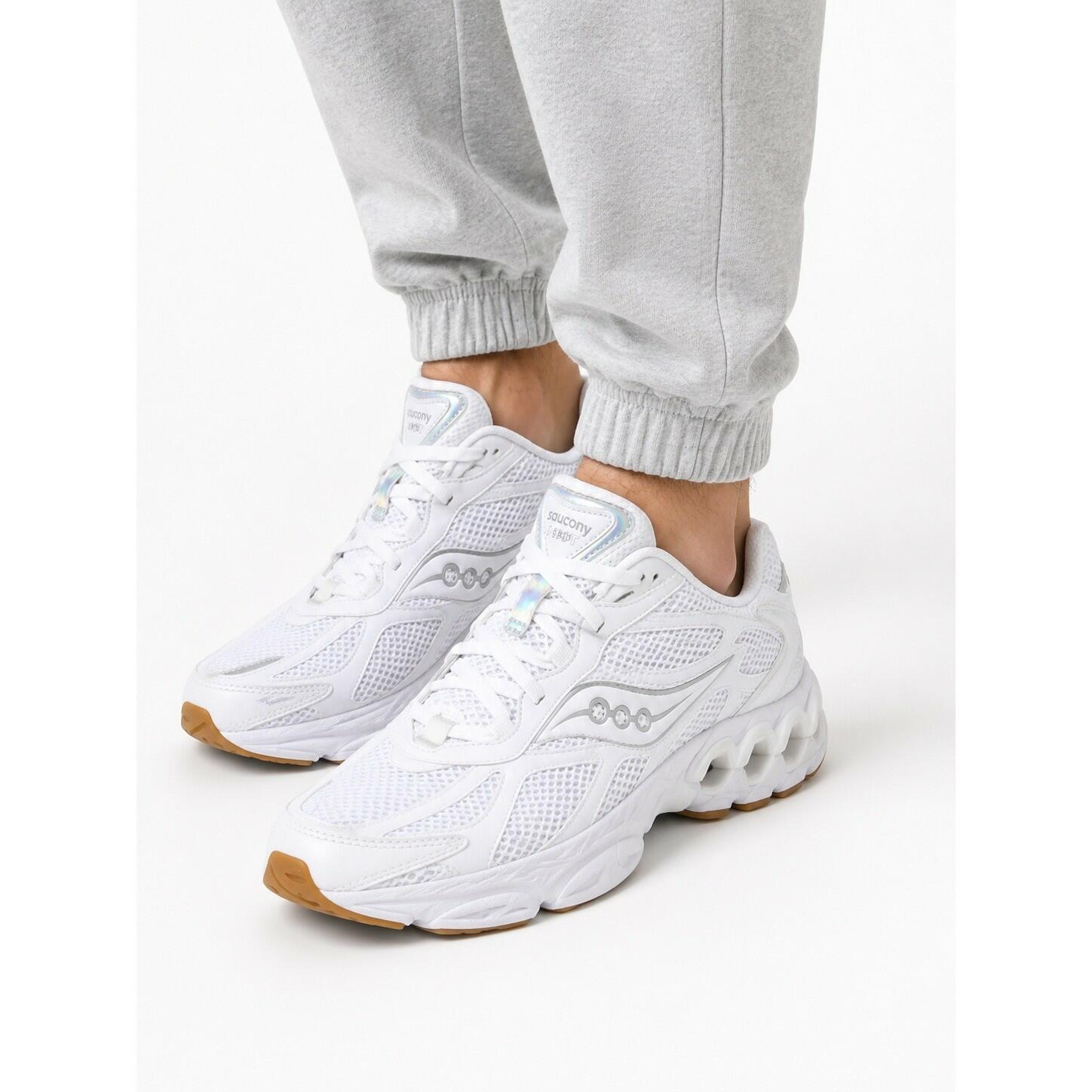 Saucony Unisex Grid NXT Sneakers, White US Men new in box