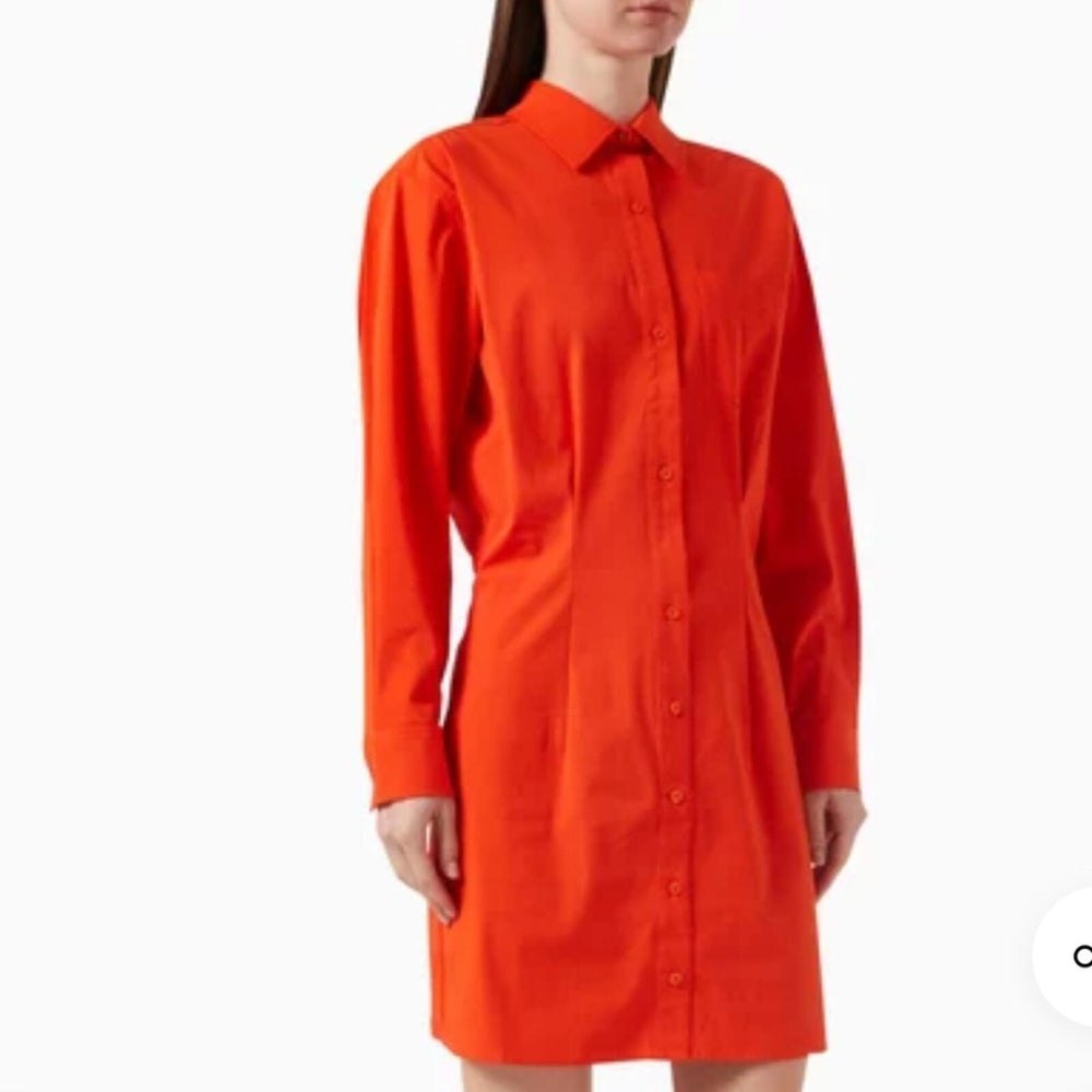 GOOD AMERICAN Shirt Dress in Cotton-poplin roma 002