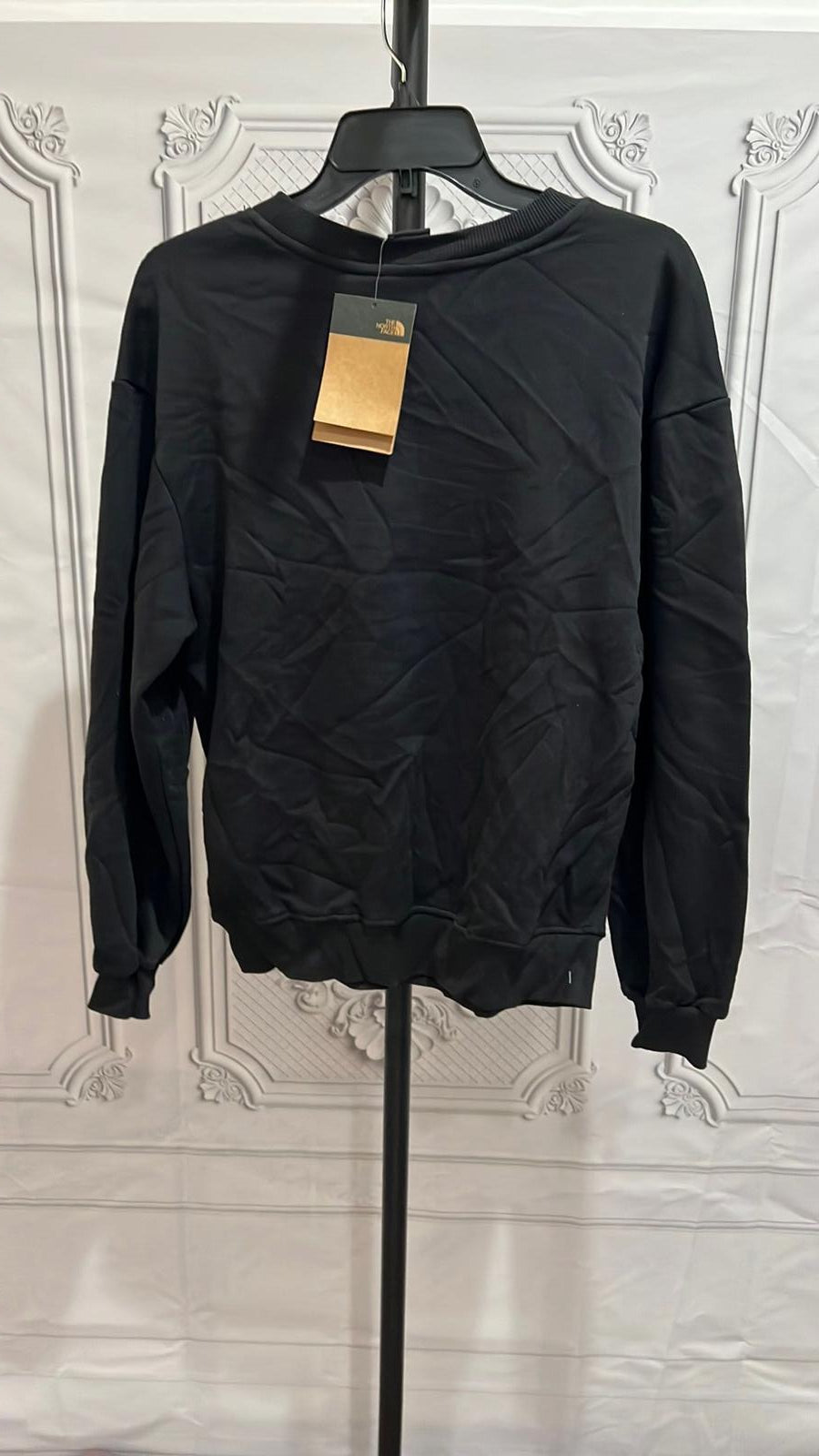 The North Face Women's Evolution Oversized Crewneck Sweatshirt TNF Black