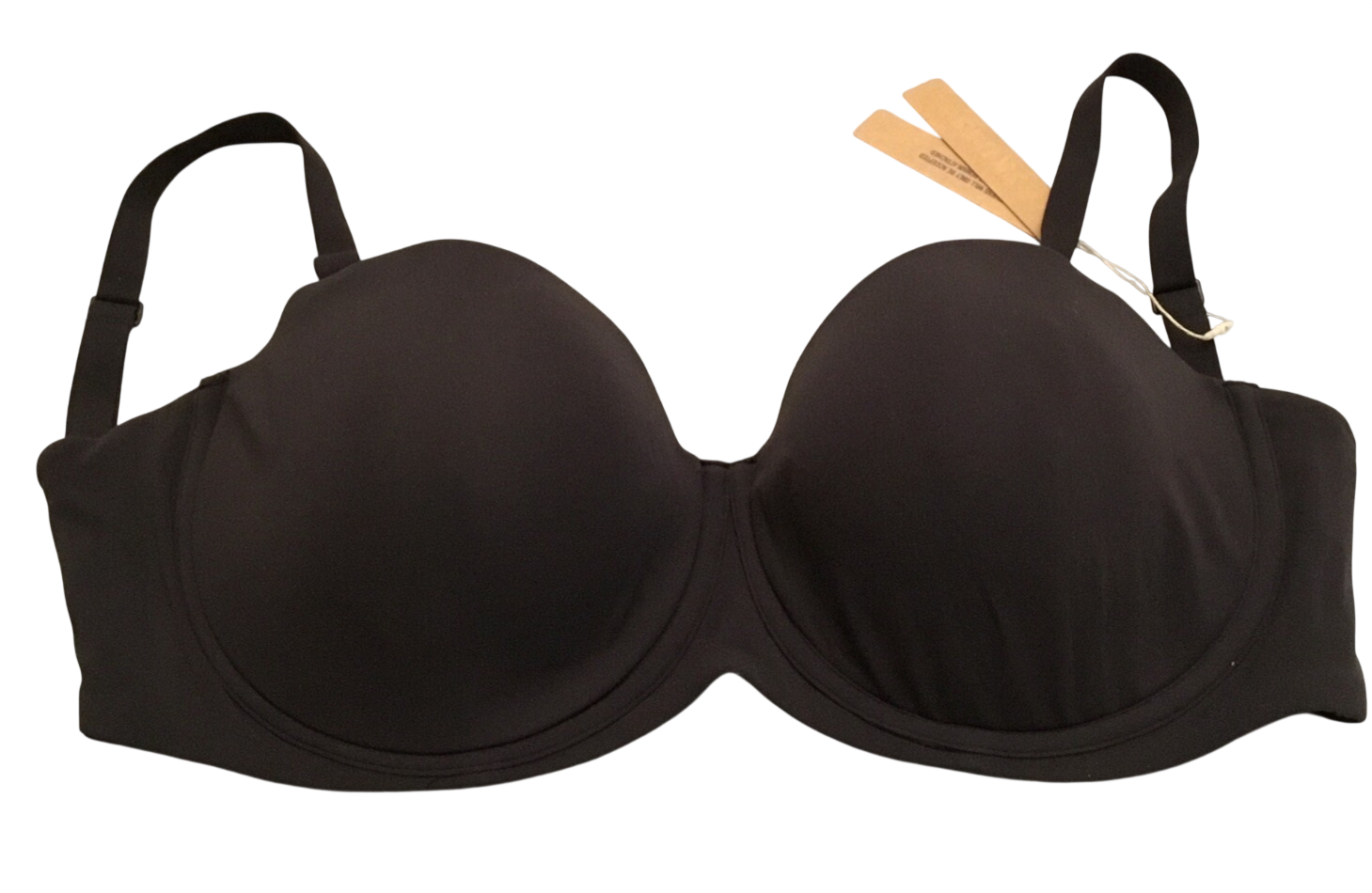 SKIMS Fits Everybody Strapless Wired Bra  NWT BLACK AND NUDE