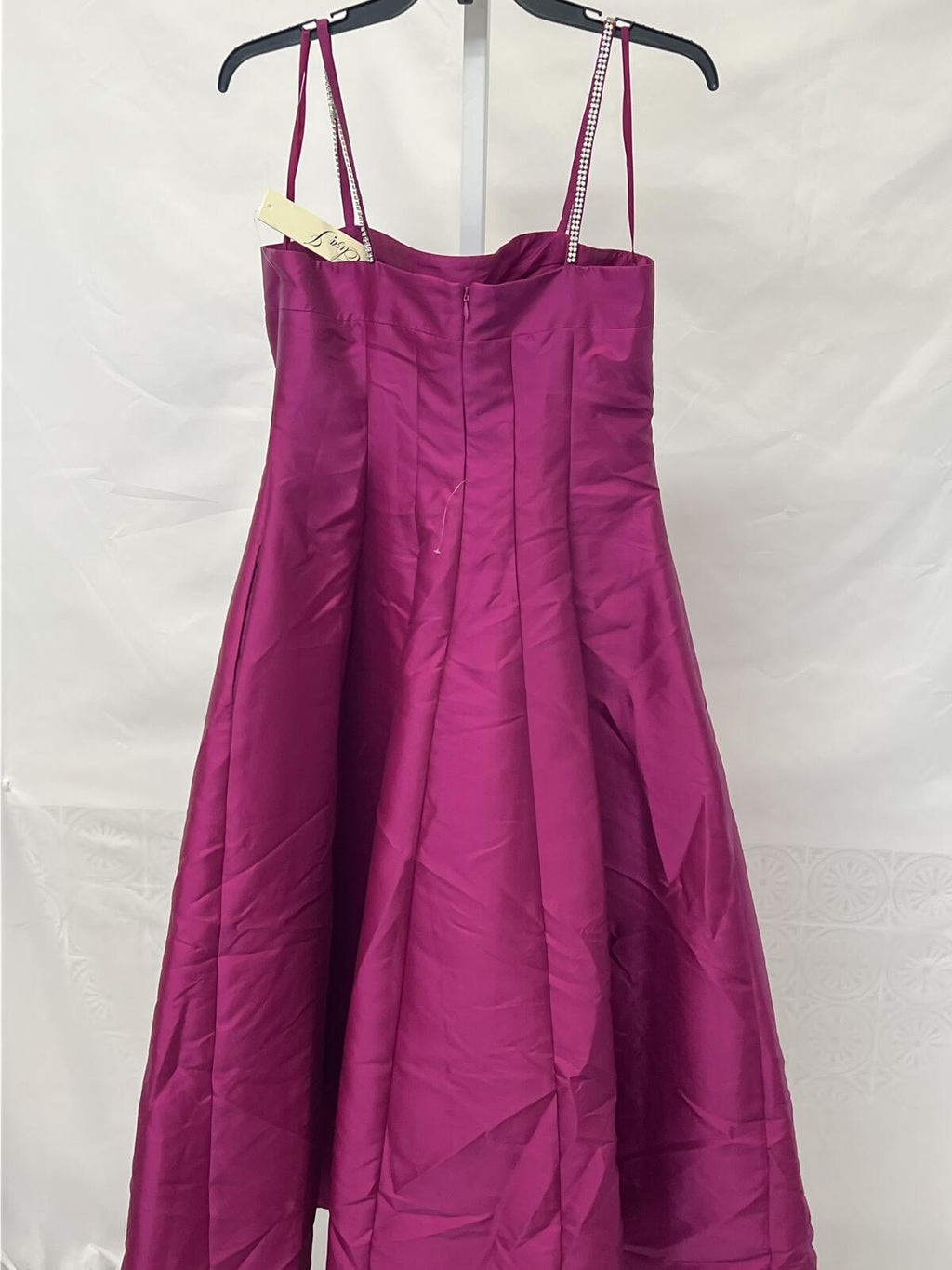 Macy's Eliza J Women's Solid Color Square-Neck Sleeveless Midi Dress