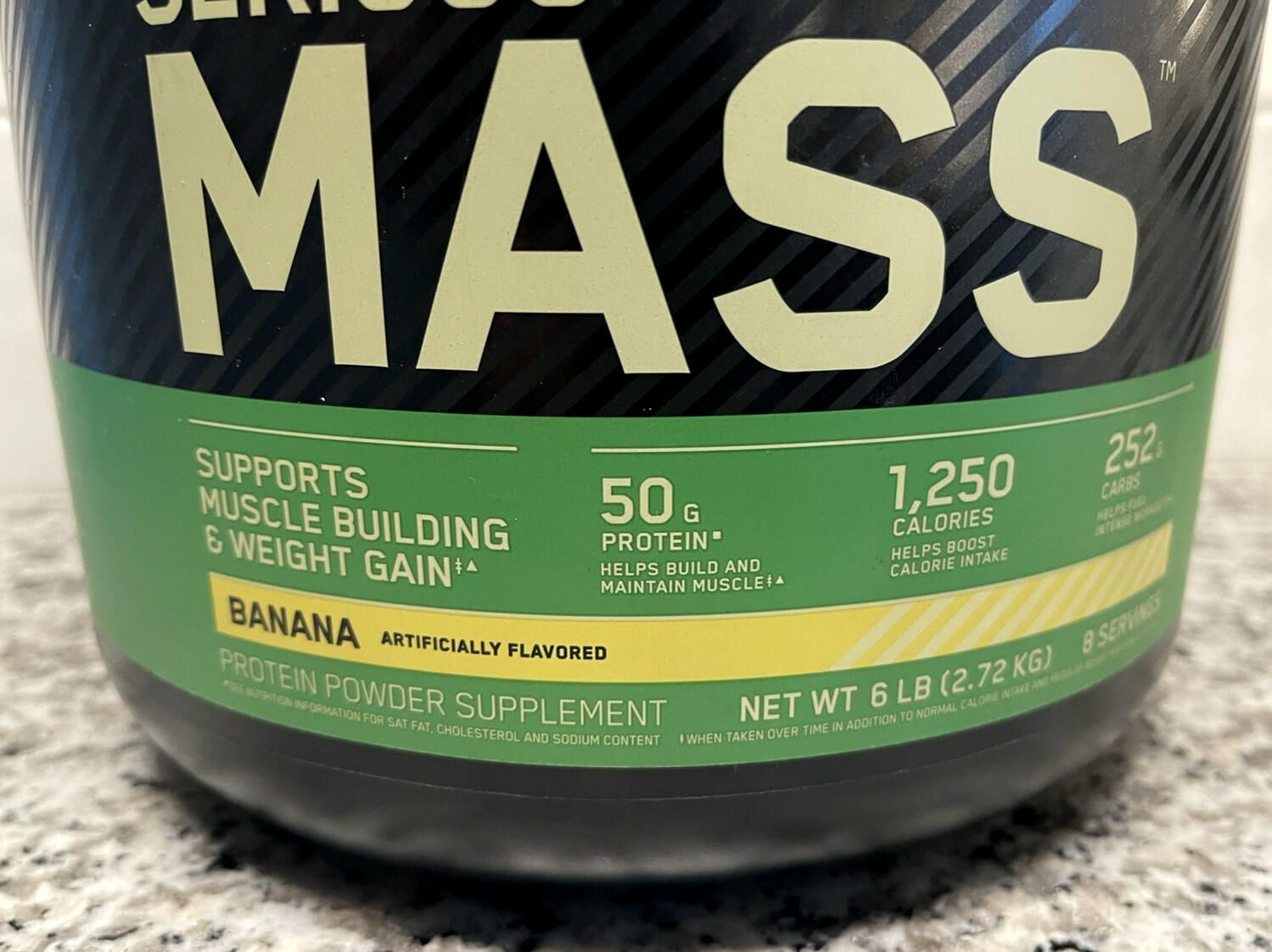 Health & Beauty Optimum Nutrition Serious Mass™, Banana, 6 lb (2.72 kg)