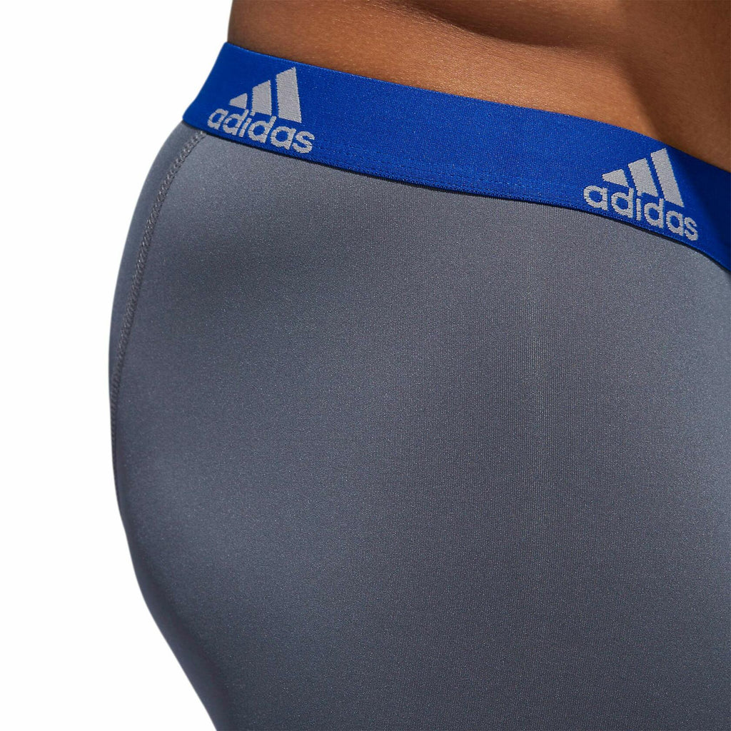adidas Mens Microfiber Boxer Briefs Underwear (Multipack) Athletic Stretch-Fit