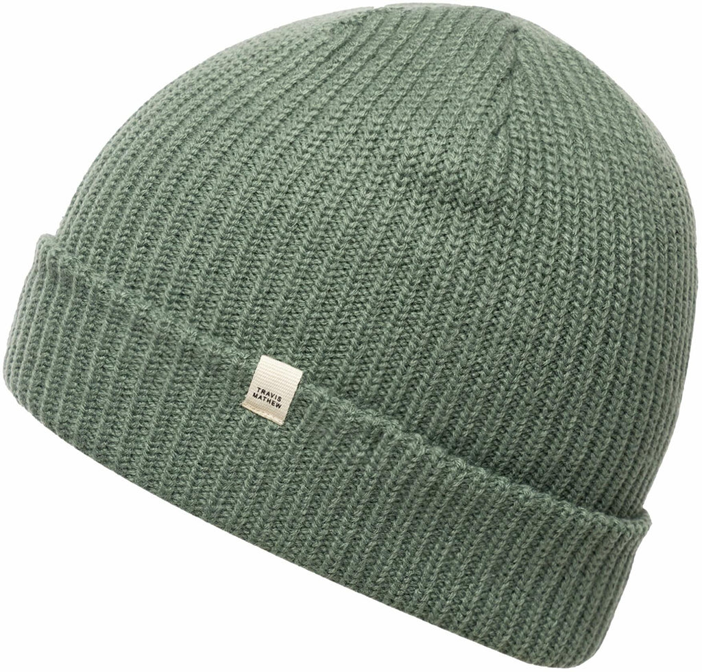 TravisMathew Coastal Beanie (Moonbeam, OS)