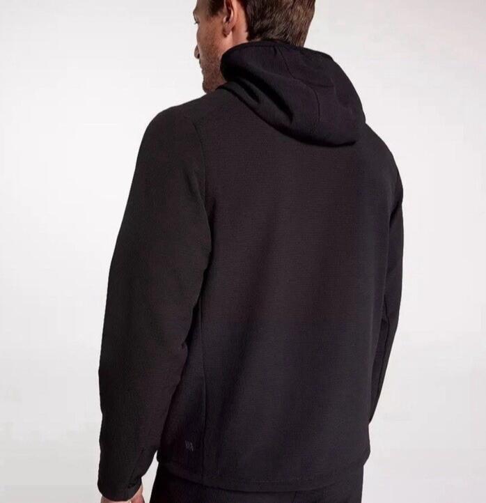 VRST Cold Weather Performance Jacket Pure Black Men's water resistance