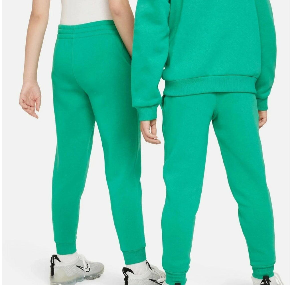 Nike Kids sportswear club fleece pants unisex joggers black and green