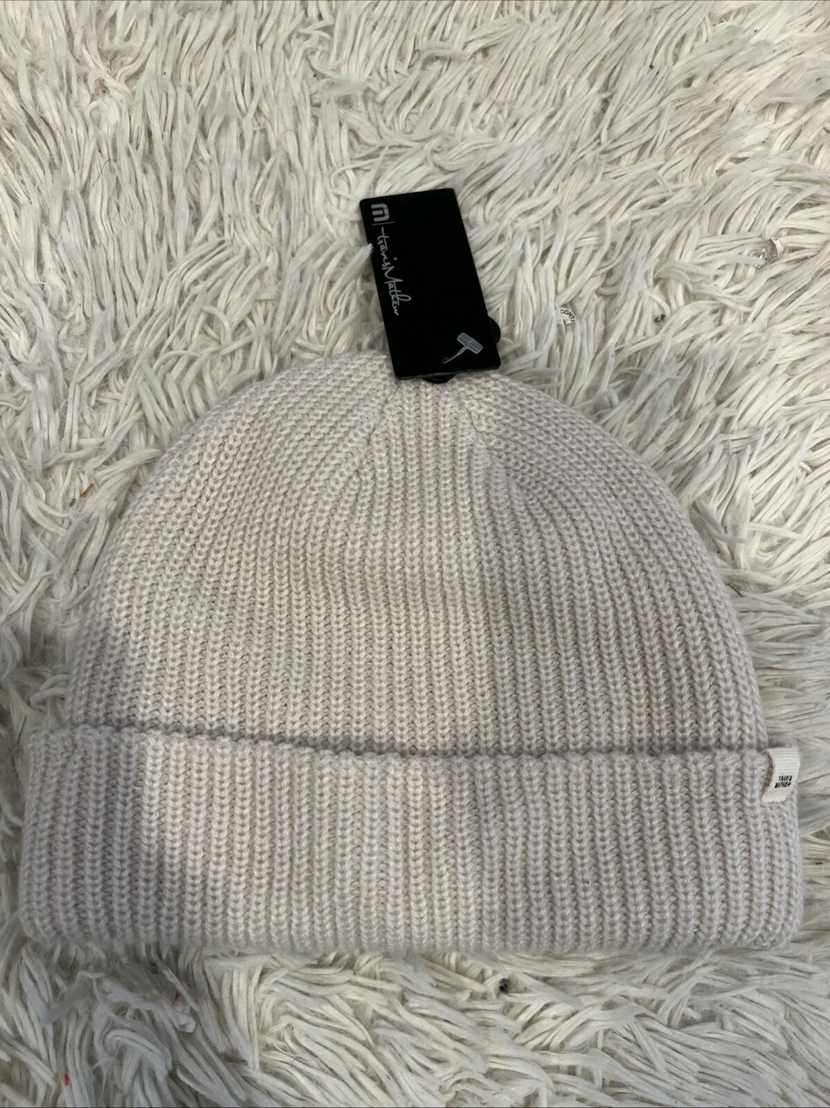 TravisMathew Coastal Beanie (Moonbeam, OS)
