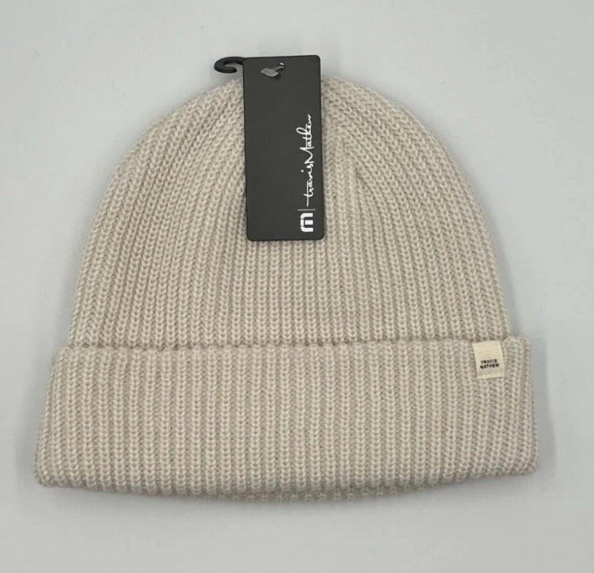 TravisMathew Coastal Beanie (Moonbeam, OS)