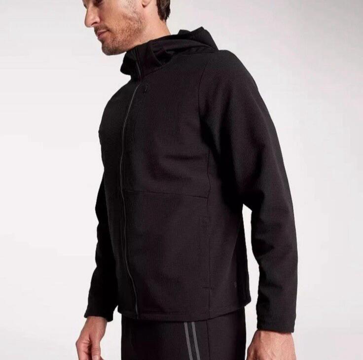 VRST Cold Weather Performance Jacket Pure Black Men's water resistance