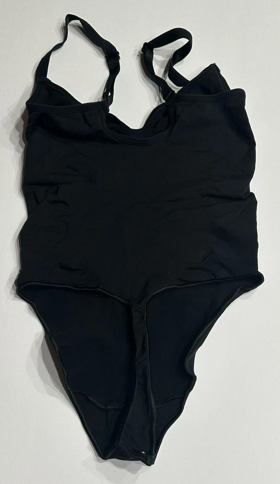 Skims Black Seamless Shapewear Sculpt Thong Bodysuit  Shaping, NEW