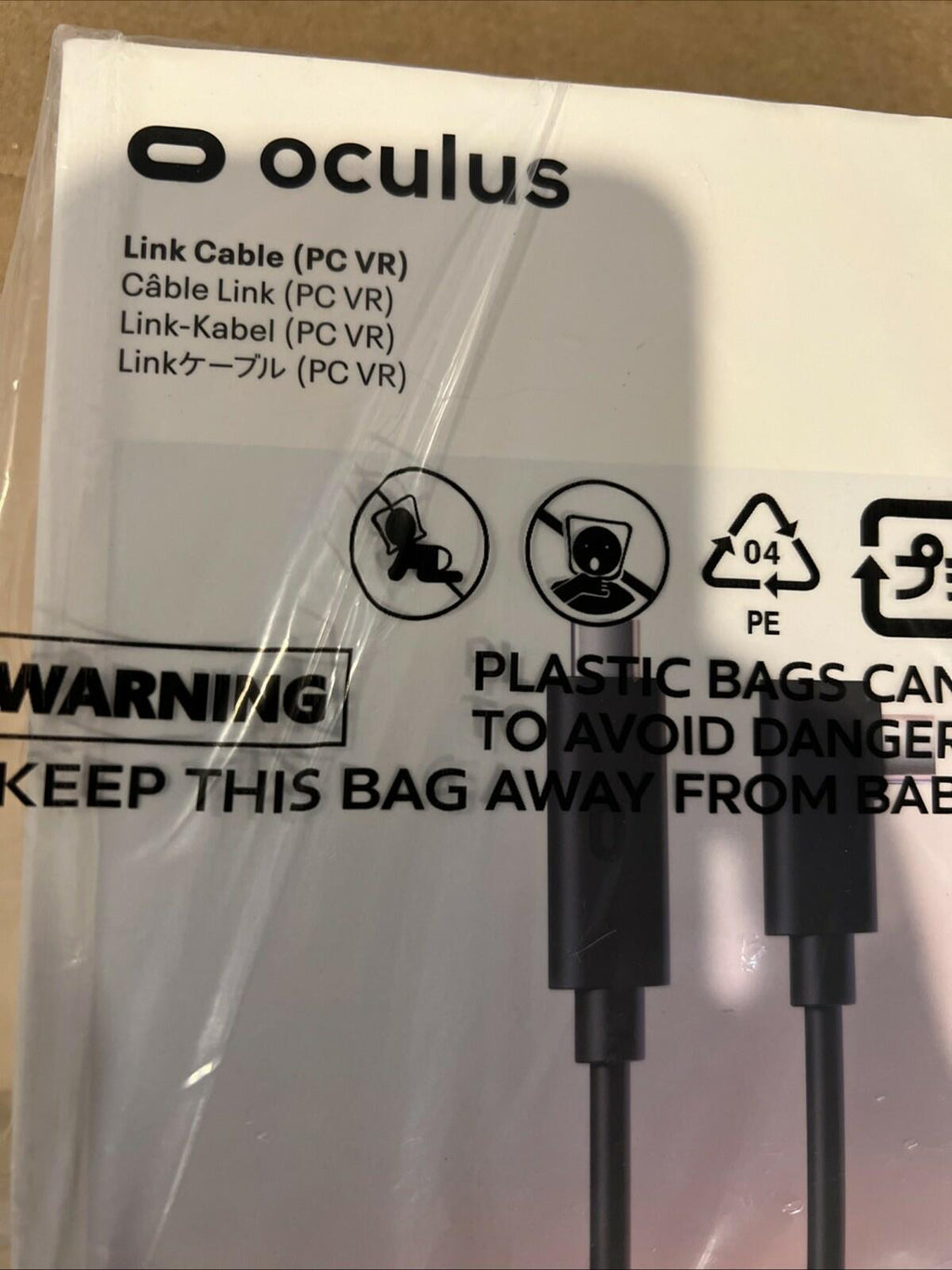 Quest (Oculus) Link Virtual Reality Headset Cable for Quest 2 and Quest - 16FT