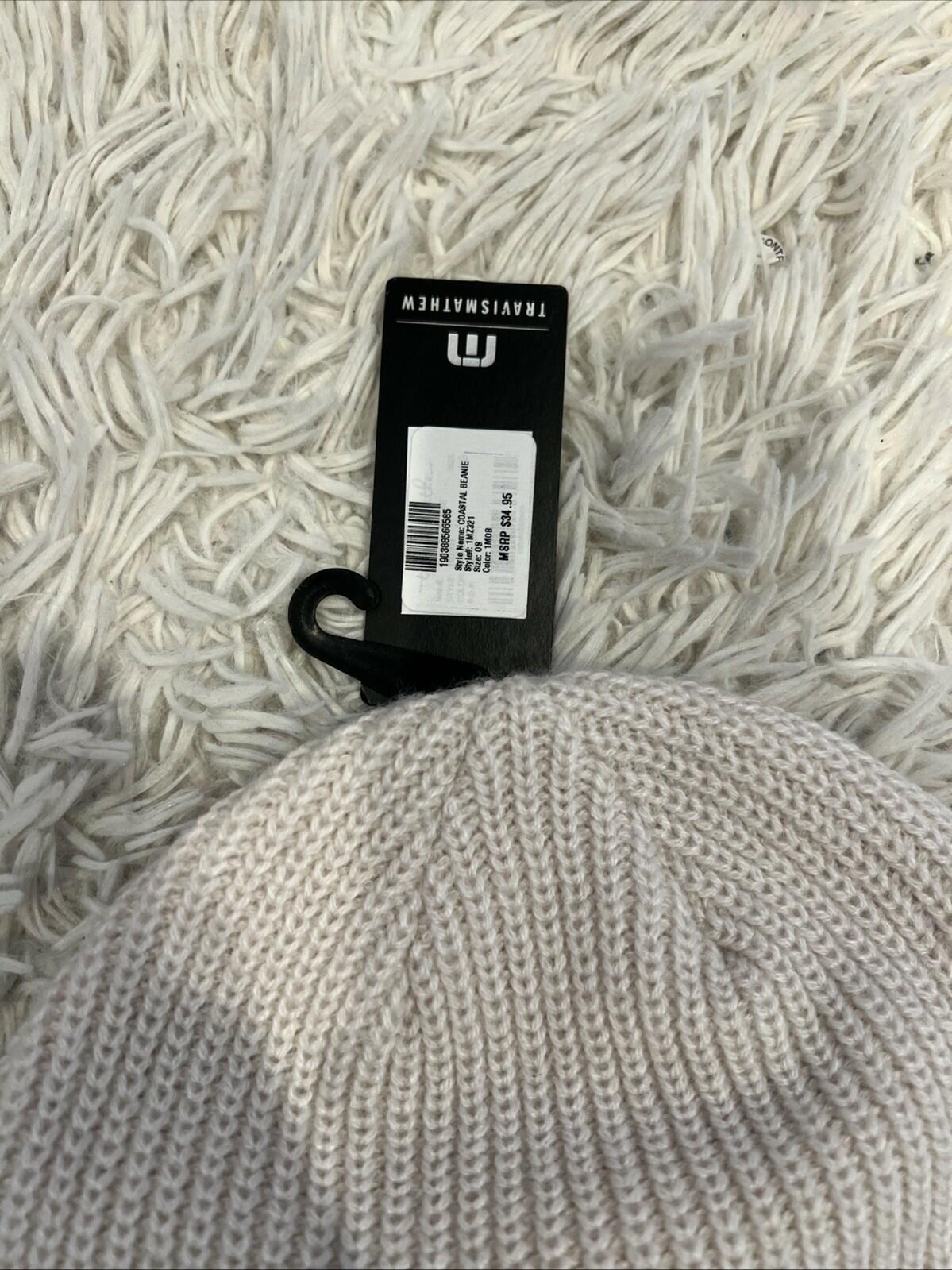 TravisMathew Coastal Beanie (Moonbeam, OS)