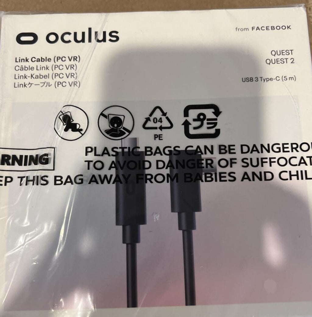 Quest (Oculus) Link Virtual Reality Headset Cable for Quest 2 and Quest - 16FT