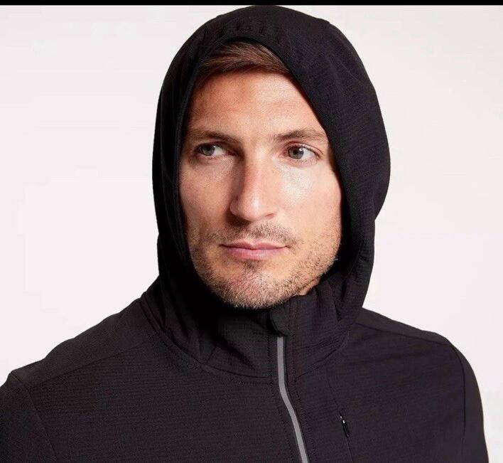 VRST Cold Weather Performance Jacket Pure Black Men's water resistance