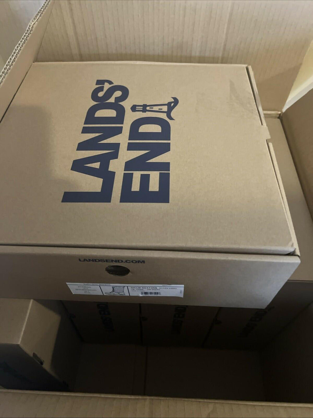 NWT Lands' End Women's Gray Squall Boots Winter Thermolite Gray