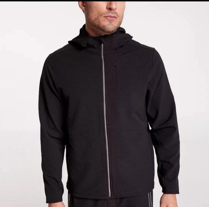 VRST Cold Weather Performance Jacket Pure Black Men's water resistance