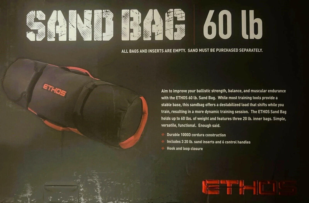 ETHOS 60 lb. Sand Bag 60lbs training bag- ETHA311