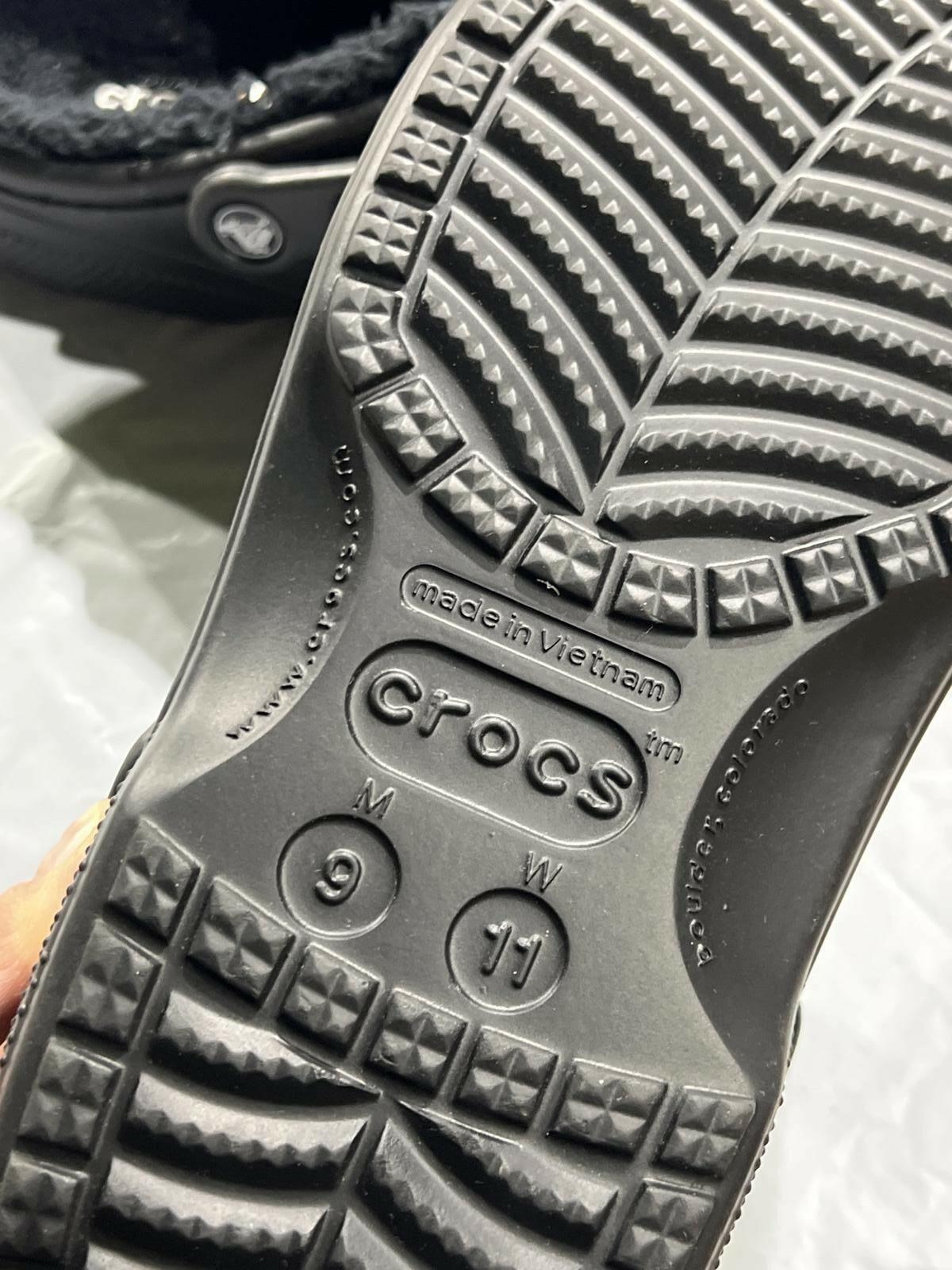 Crocs Baya Lined Clog black m9/w11 unisex