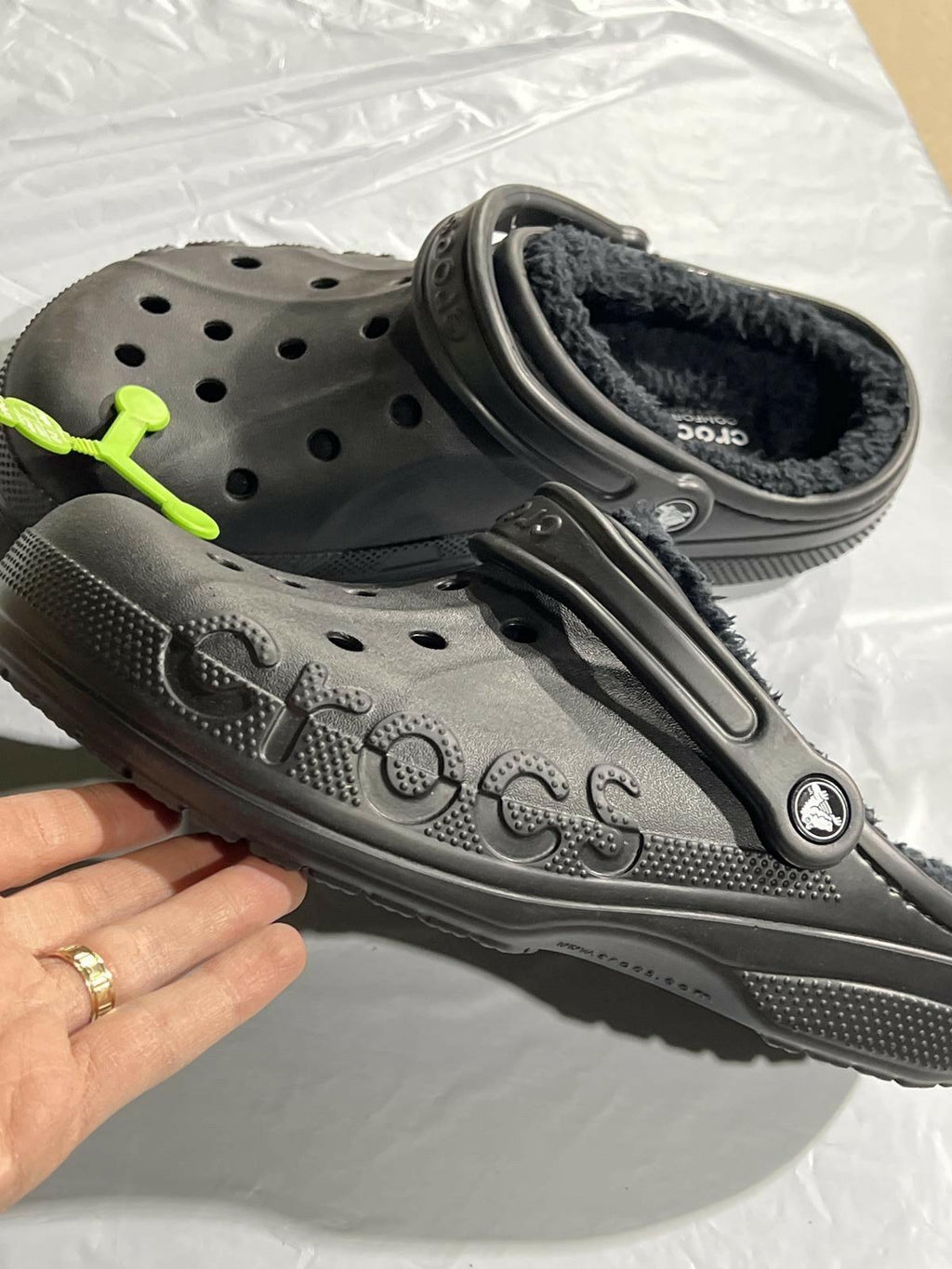 Crocs Baya Lined Clog black m9/w11 unisex