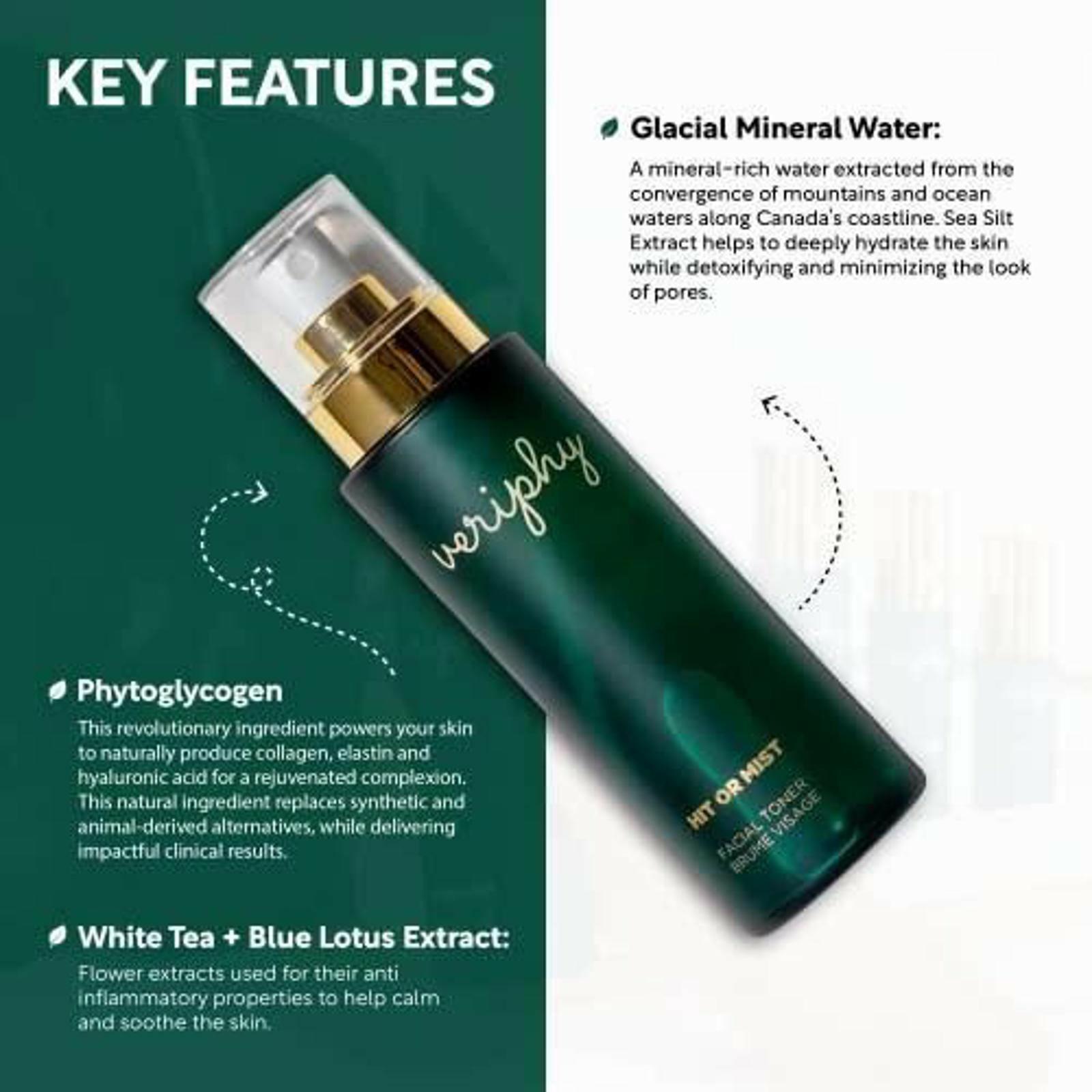 Veriphy Skincare Hit or Mist Facial Toner full size skincare