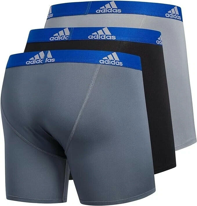 adidas Men's Performance Boxer Brief Underwear (3-Pack) - Size xl open box