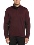 Pga Tour Men's Micro Jacquard Quarter-Zip Pullover golf Sweater  $85 NWT