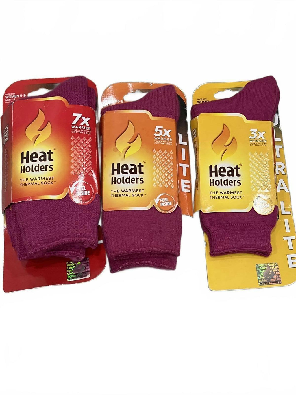 HEAT HOLDERS - Women's Original Thick Winter Insulated Thermal Socks Solid Color