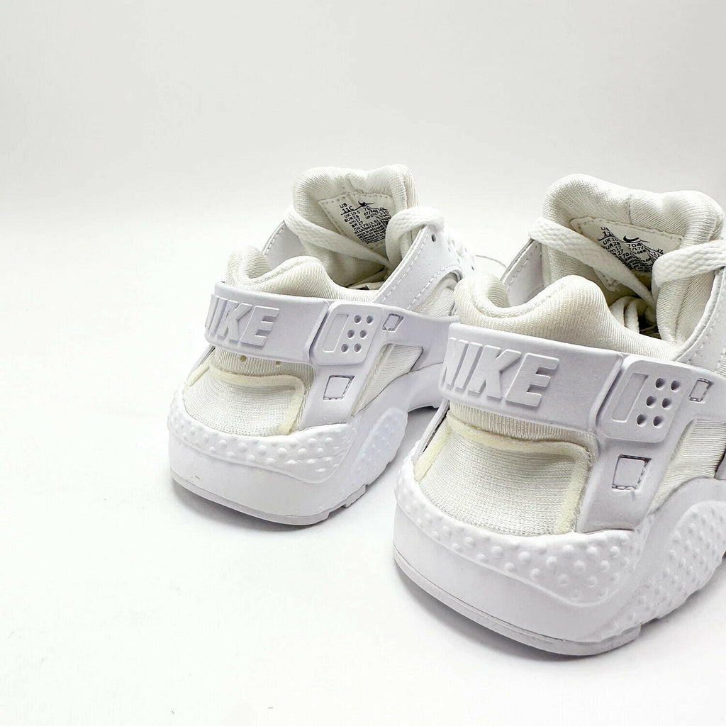 *NEW* PRE-SCHOOL Kids NIKE Air Huarache Run (PS) Triple White  (704949 110)