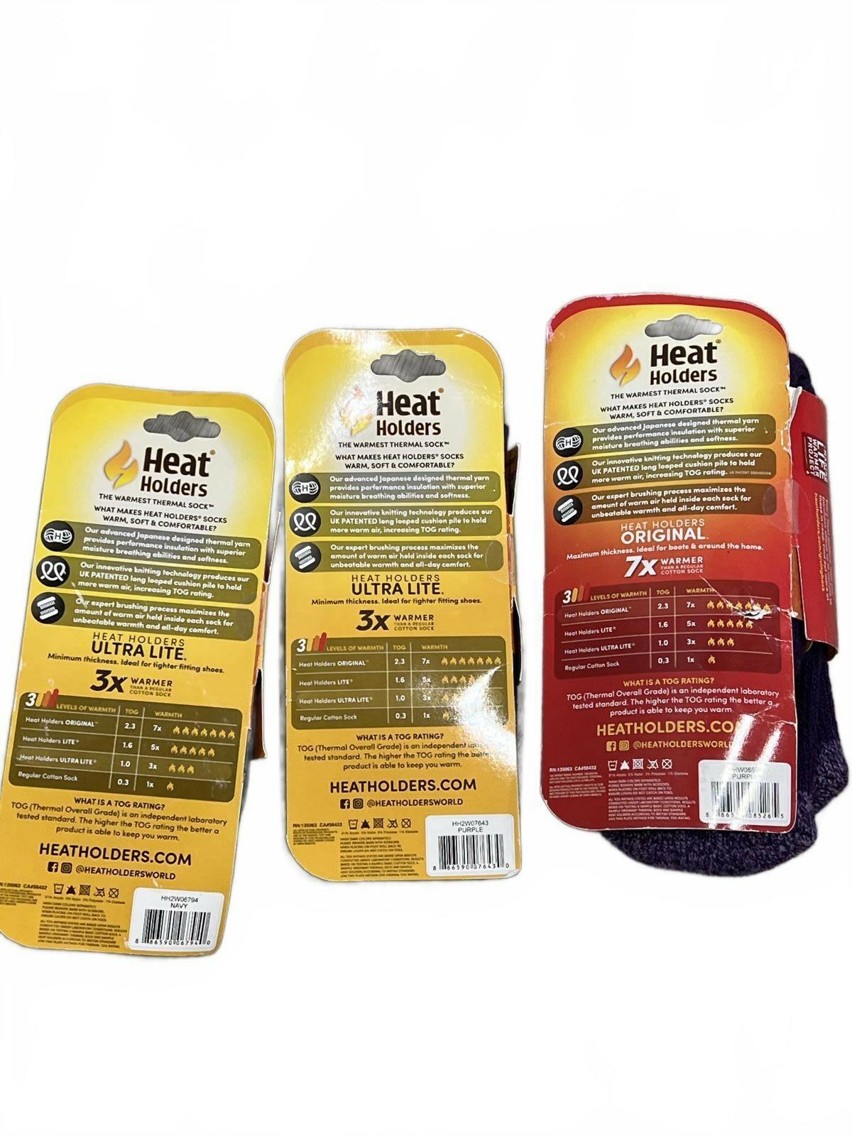 HEAT HOLDERS - Women's Original Thick Winter Insulated Thermal Socks Solid Color