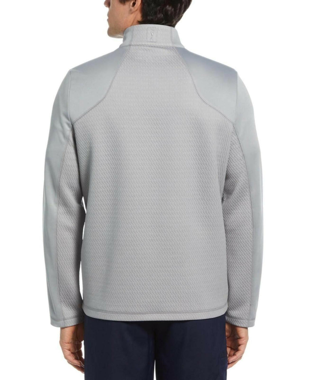 Pga Tour Men's Micro Jacquard Quarter-Zip Pullover golf Sweater  $85 NWT