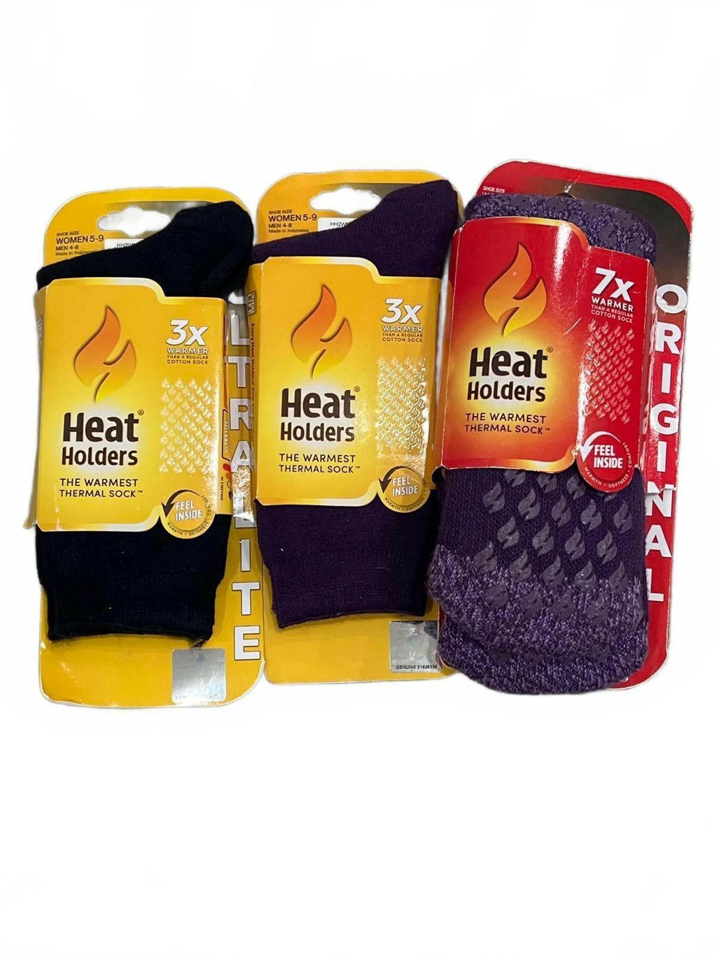 HEAT HOLDERS - Women's Original Thick Winter Insulated Thermal Socks Solid Color