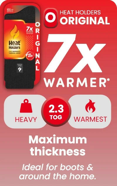HEAT HOLDERS - Women's Original Thick Winter Insululated socks US 5-9 thick