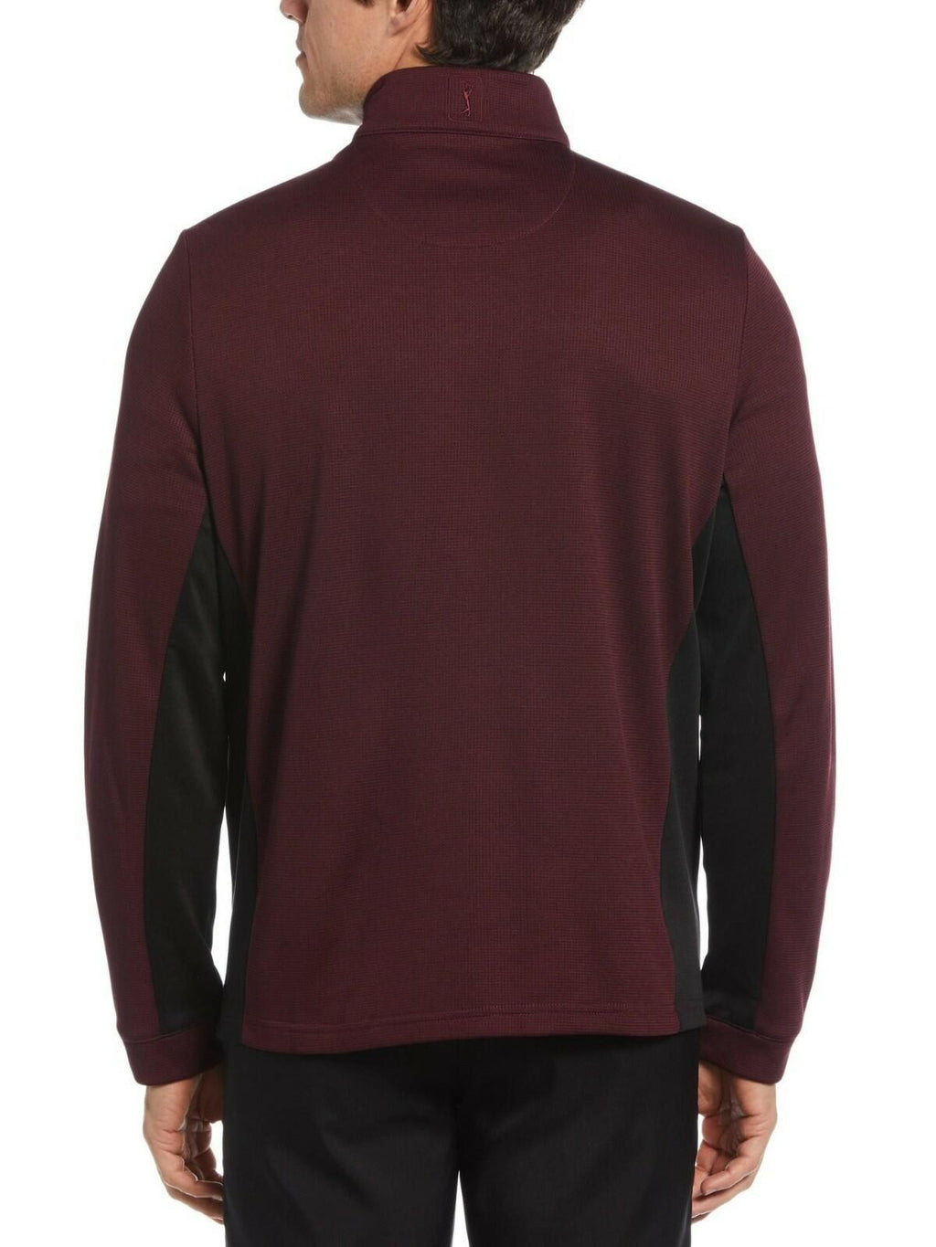 Pga Tour Men's Micro Jacquard Quarter-Zip Pullover golf Sweater  $85 NWT