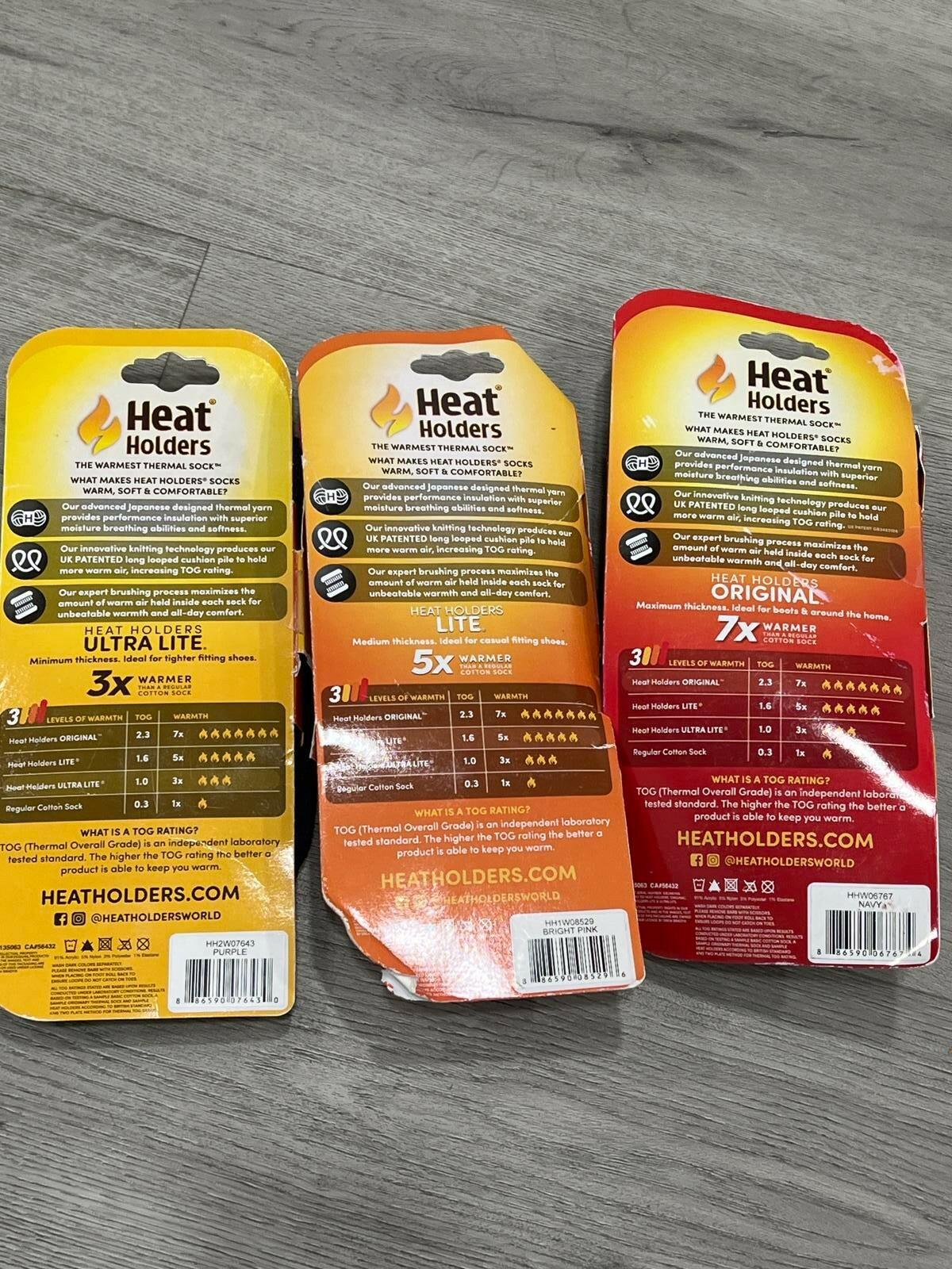 HEAT HOLDERS - Women's Original Thick Winter Insulated Thermal Socks Solid Color
