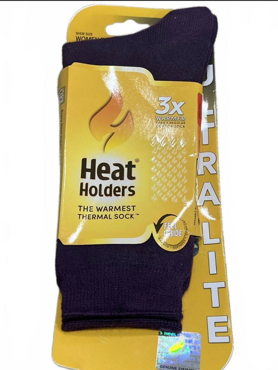 HEAT HOLDERS - Women's Original Thick Winter Insulated Thermal Socks Solid Color