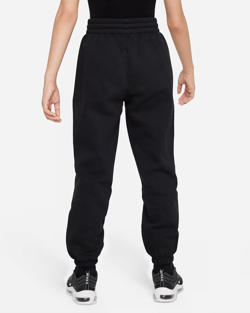 Nike Sportswear Club Fleece Big Kids' Loose Pants (Black/Black/White)