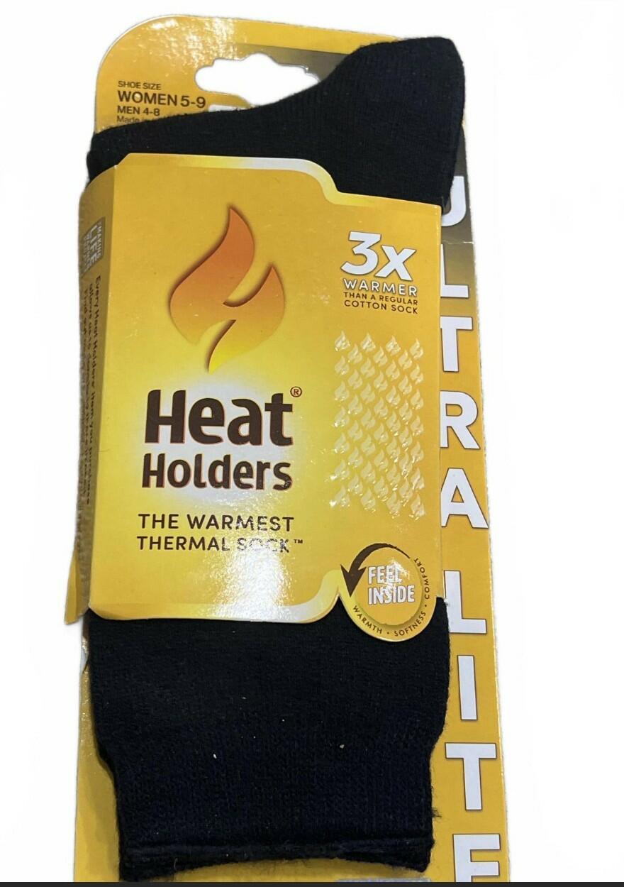 HEAT HOLDERS - Women's Original Thick Winter Insulated Thermal Socks Solid Color